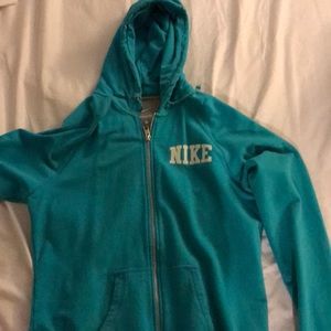 Turquoise Nike sweatsuit